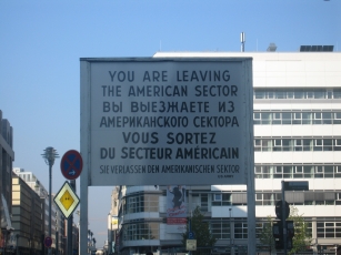 You are now leaving the American sector