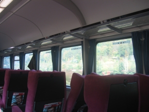 Eurail trains are snazzy