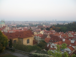 Old town from the castle parapet