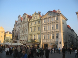 Some of the hotels surrounding Old Town Square