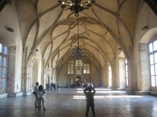 Arched ceiling in the palace