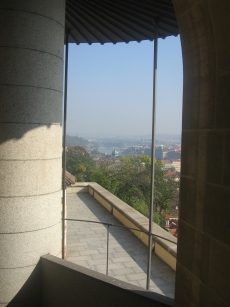 Looking over Old Town from southern parapet