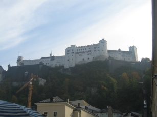 Hohensalzburg Fortress from Old Town