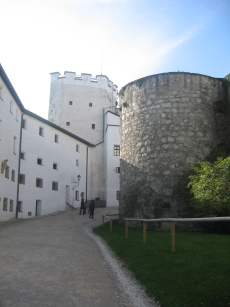 Inner courtyard of Hohensalzburg Fortress