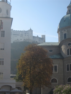 Hohensalzburg Fortress from Old Town
