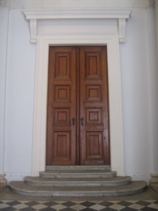A large doorway in the Residenz in Munich