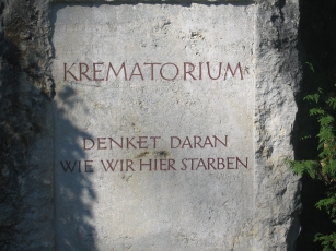 The crematorium at the Dachau concentration camp