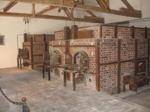 The ovens in Barrack X at Dachau