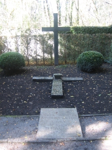 Ash grave of many thousands of unknown victims of the Dachau concentration camp